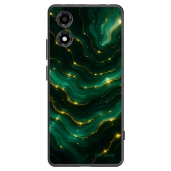 Picasee silikonski črni ovitek za Motorola Moto E14 - Emerald