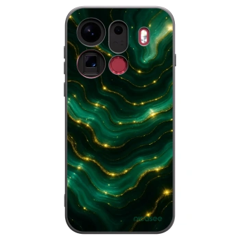 Picasee silikonski črni ovitek za OPPO Find X9 Pro - Emerald