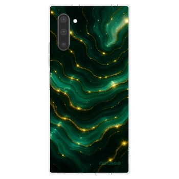 Picasee silikonski prozorni ovitek za Samsung Galaxy Note 10 N970F - Emerald