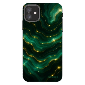 Picasee silikonski prozorni ovitek za Apple iPhone 11 - Emerald