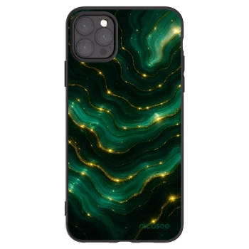 Picasee silikonski črni ovitek za Apple iPhone 11 Pro Max - Emerald