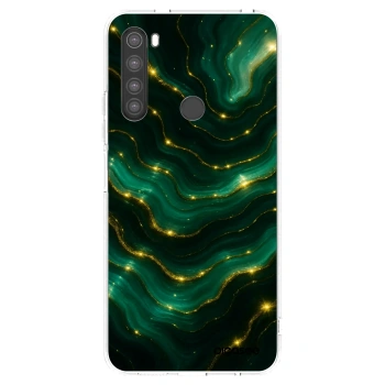 Picasee silikonski prozorni ovitek za Xiaomi Redmi Note 8 - Emerald