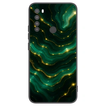 Picasee silikonski črni ovitek za Xiaomi Redmi Note 8 - Emerald