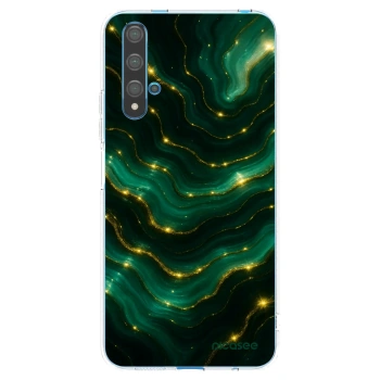 Picasee silikonski prozorni ovitek za Huawei Nova 5T - Emerald