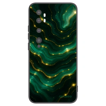 Picasee silikonski črni ovitek za Xiaomi Mi Note 10 (Pro) - Emerald