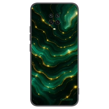 Picasee silikonski črni ovitek za Xiaomi Redmi Note 9 Pro - Emerald