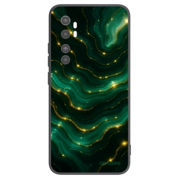 Picasee silikonski črni ovitek za Xiaomi Mi Note 10 Lite - Emerald