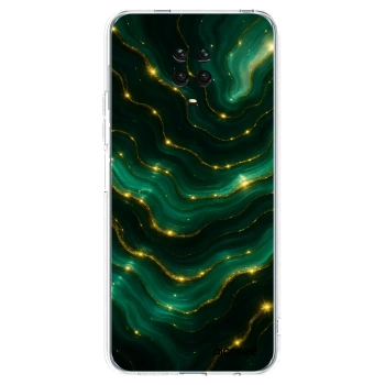 Picasee silikonski prozorni ovitek za Xiaomi Redmi Note 9S - Emerald