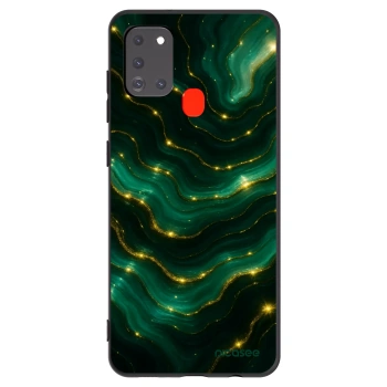 Picasee silikonski črni ovitek za Samsung Galaxy A21s - Emerald