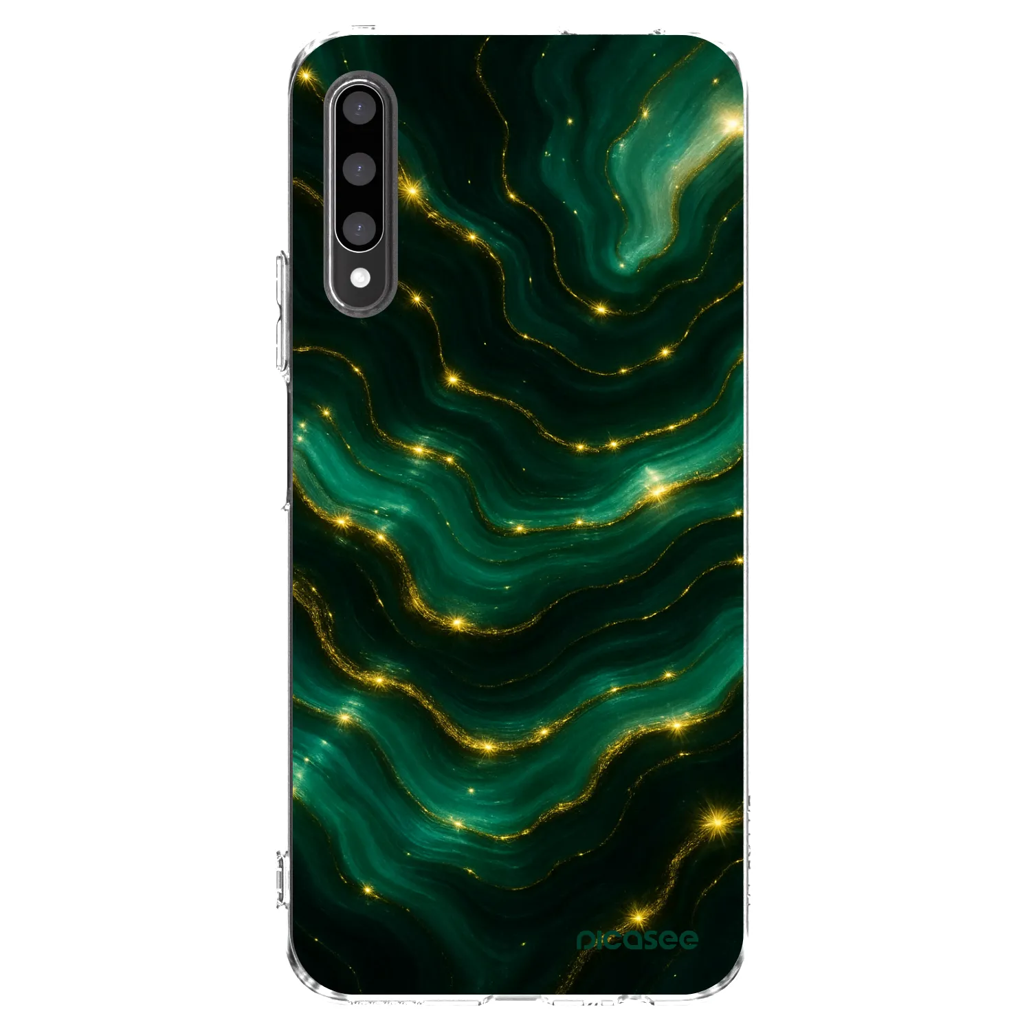 Picasee silikonski prozorni ovitek za Honor 9X Pro - Emerald