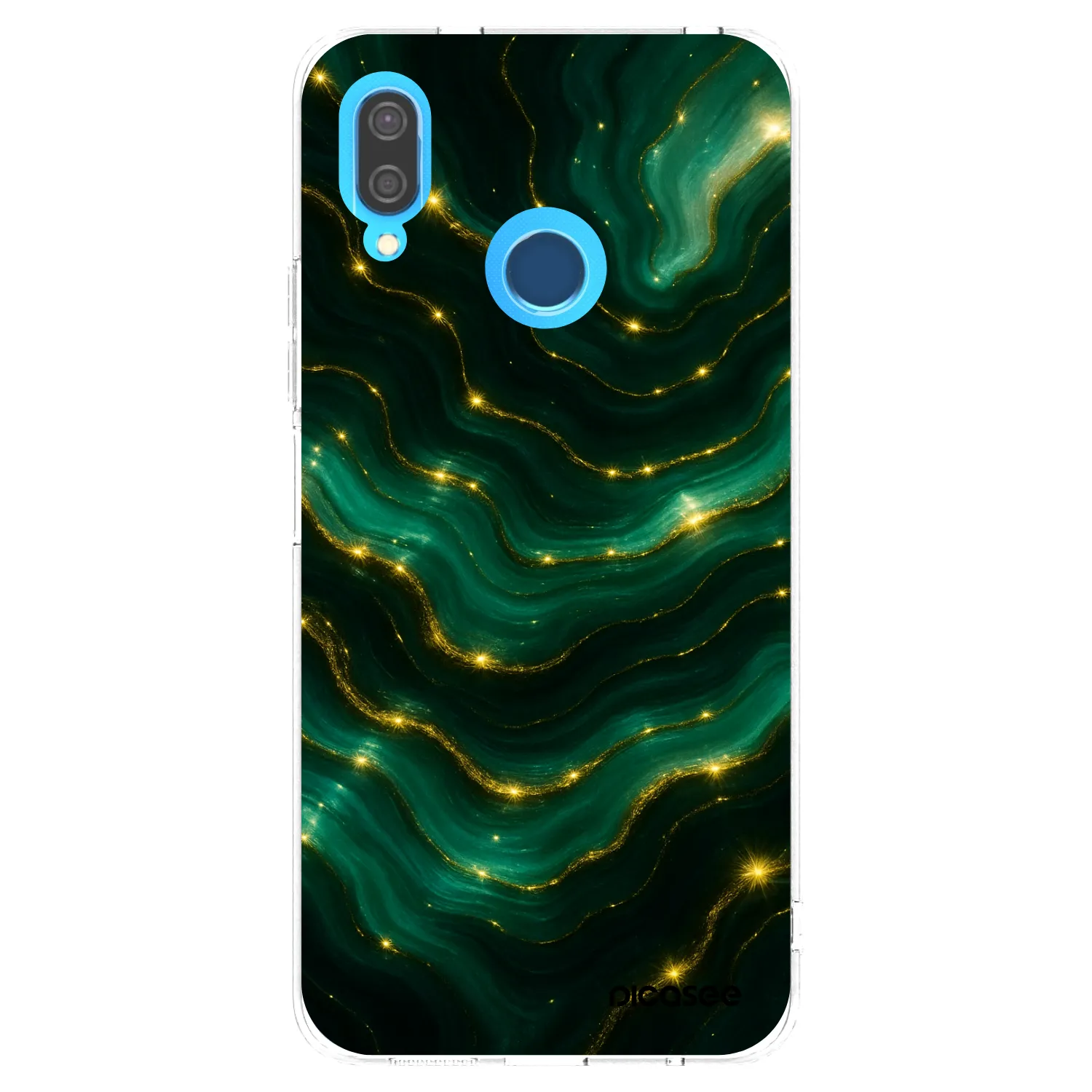 Picasee silikonski prozorni ovitek za Huawei P20 Lite - Emerald