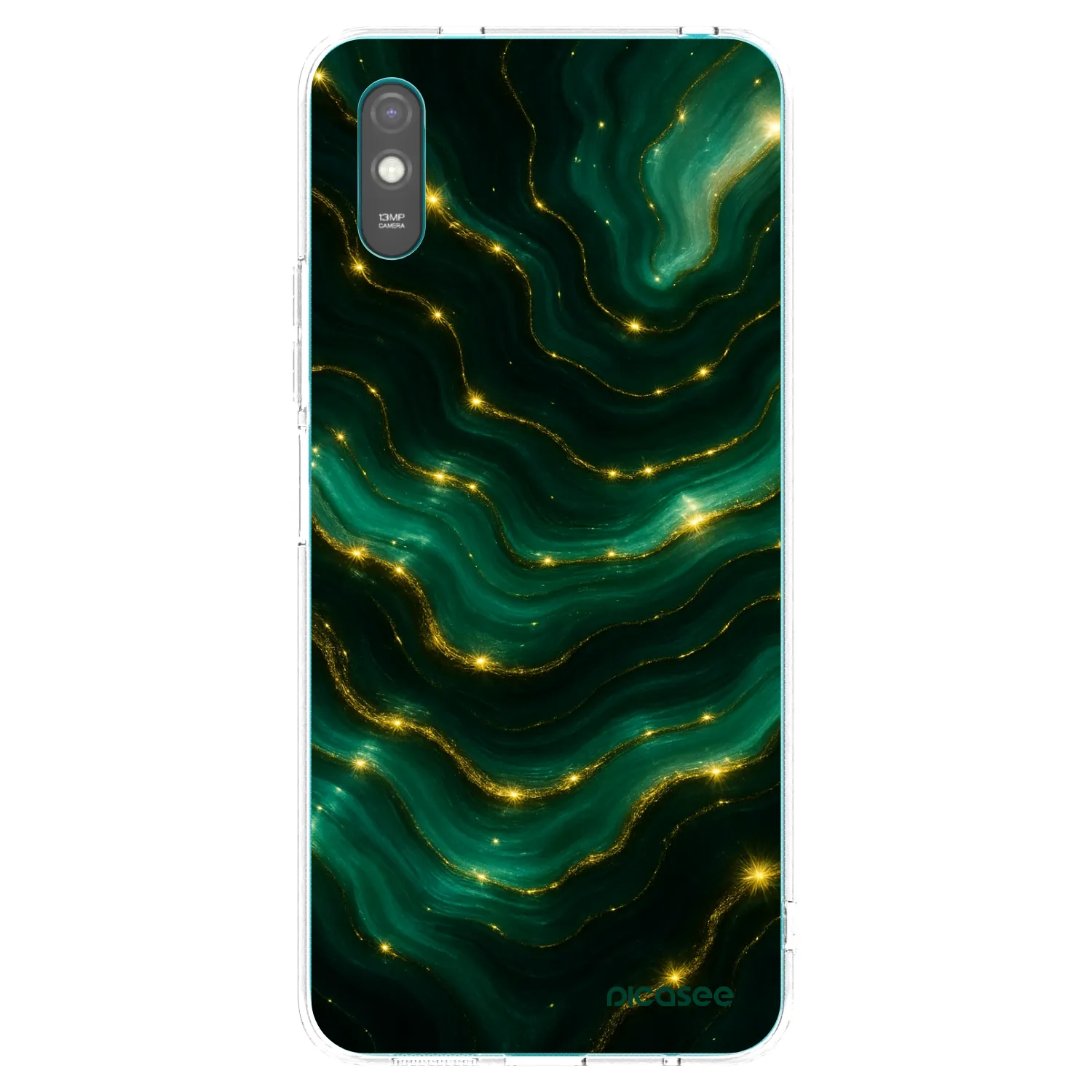 Picasee silikonski prozorni ovitek za Xiaomi Redmi 9AT - Emerald