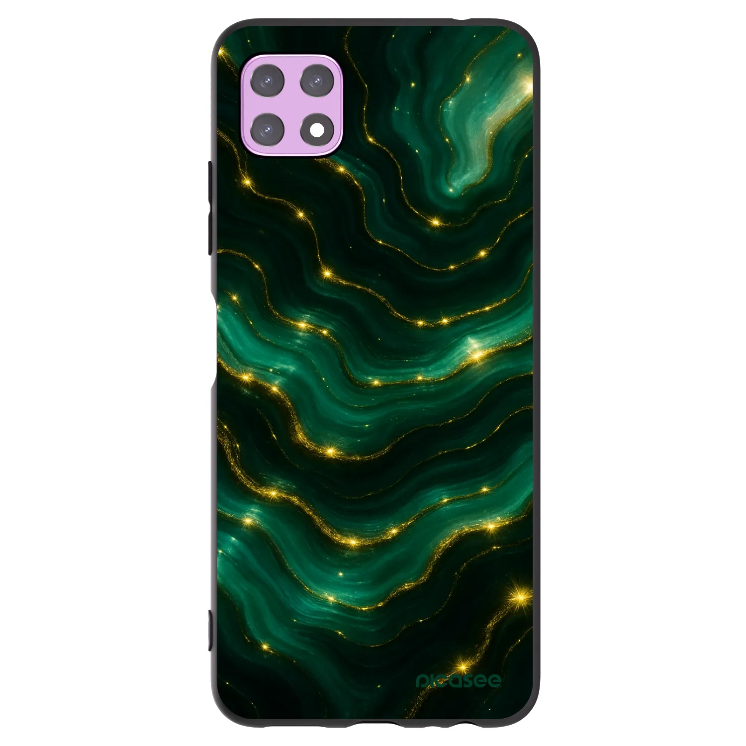 Picasee silikonski črni ovitek za Samsung Galaxy A22 A226B 5G - Emerald