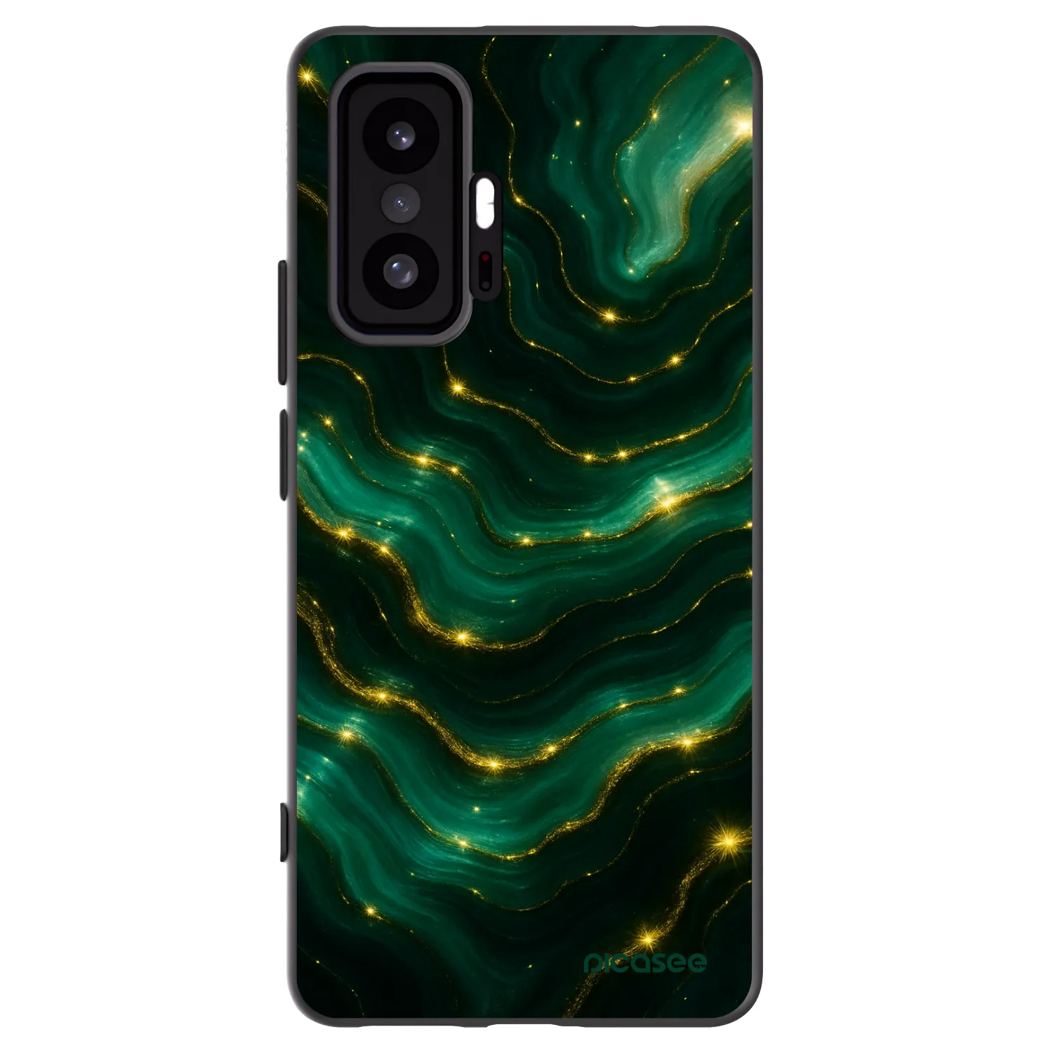 Picasee silikonski črni ovitek za Xiaomi 11T Pro - Emerald
