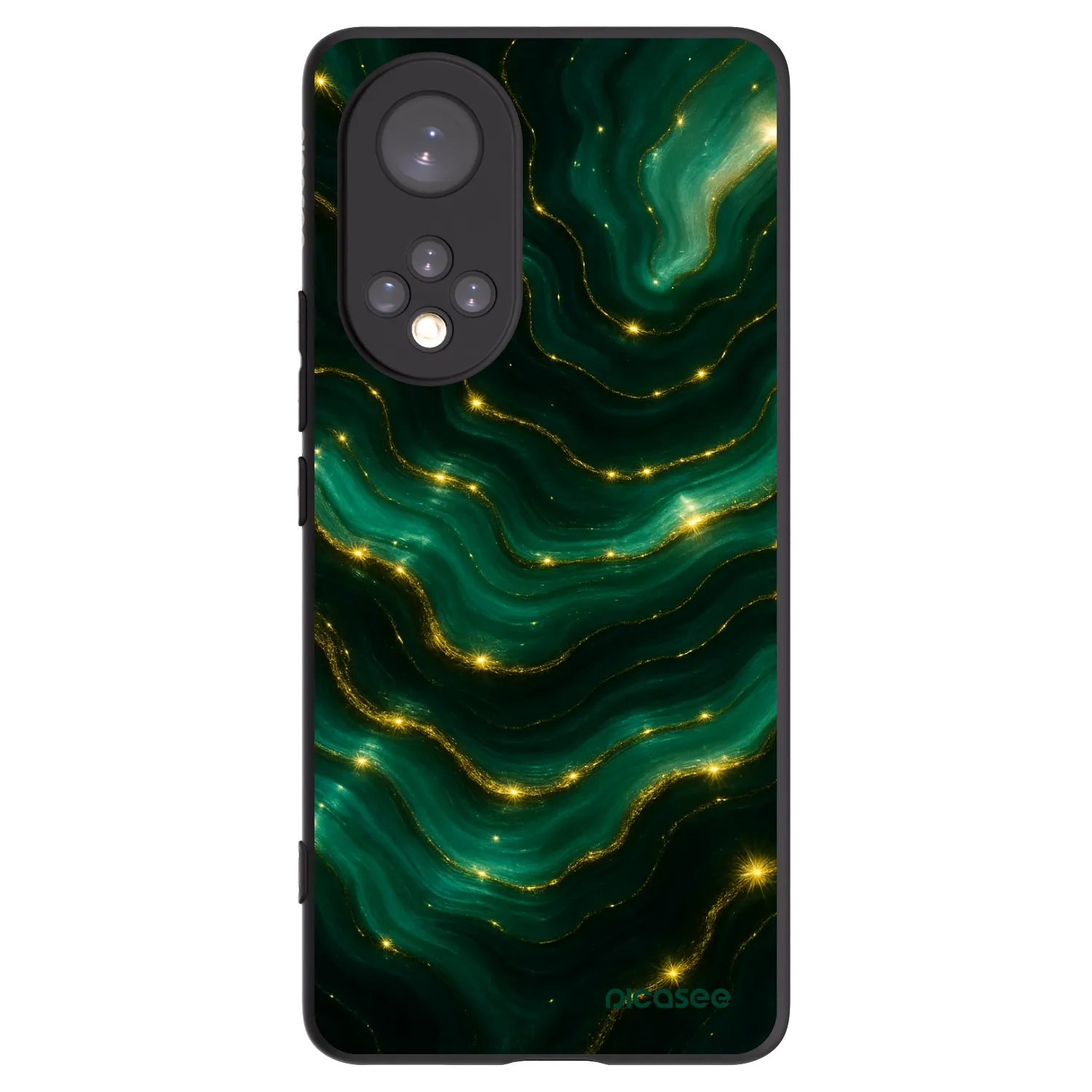 Picasee silikonski črni ovitek za Huawei Nova 9 - Emerald