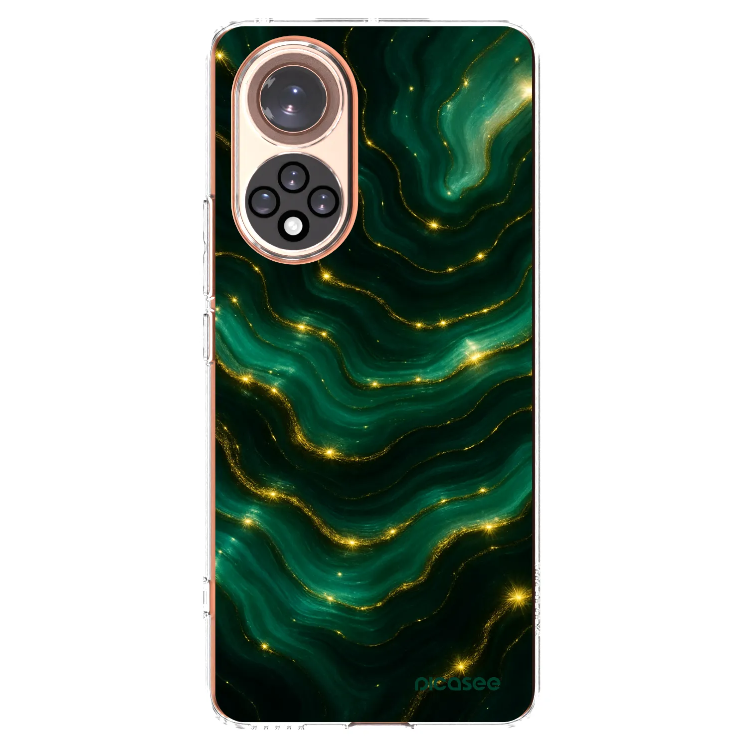 Picasee silikonski prozorni ovitek za Huawei Nova 9 - Emerald