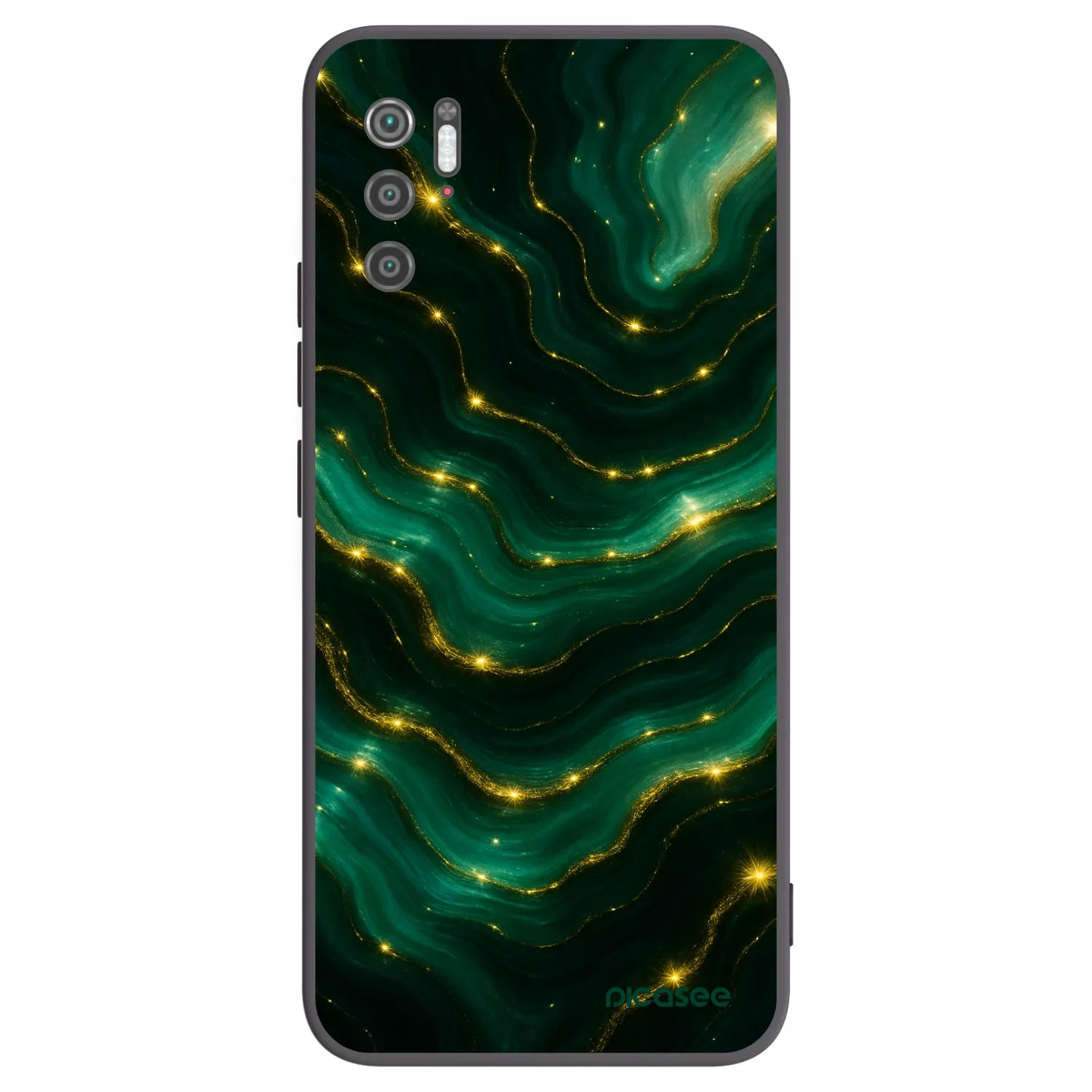 Picasee silikonski črni ovitek za Xiaomi Poco M3 Pro 5G - Emerald