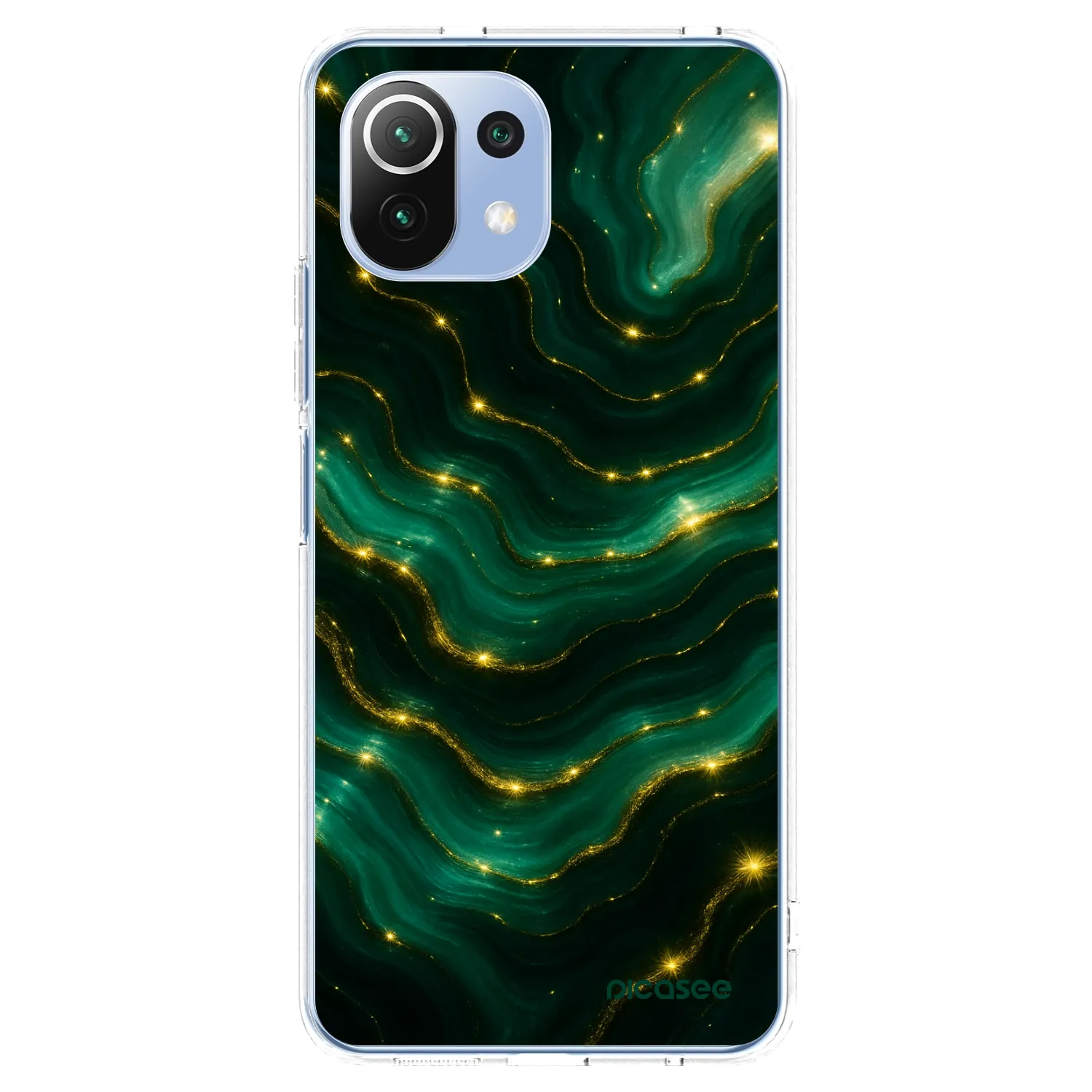 Picasee silikonski prozorni ovitek za Xiaomi 11 Lite 5G NE - Emerald