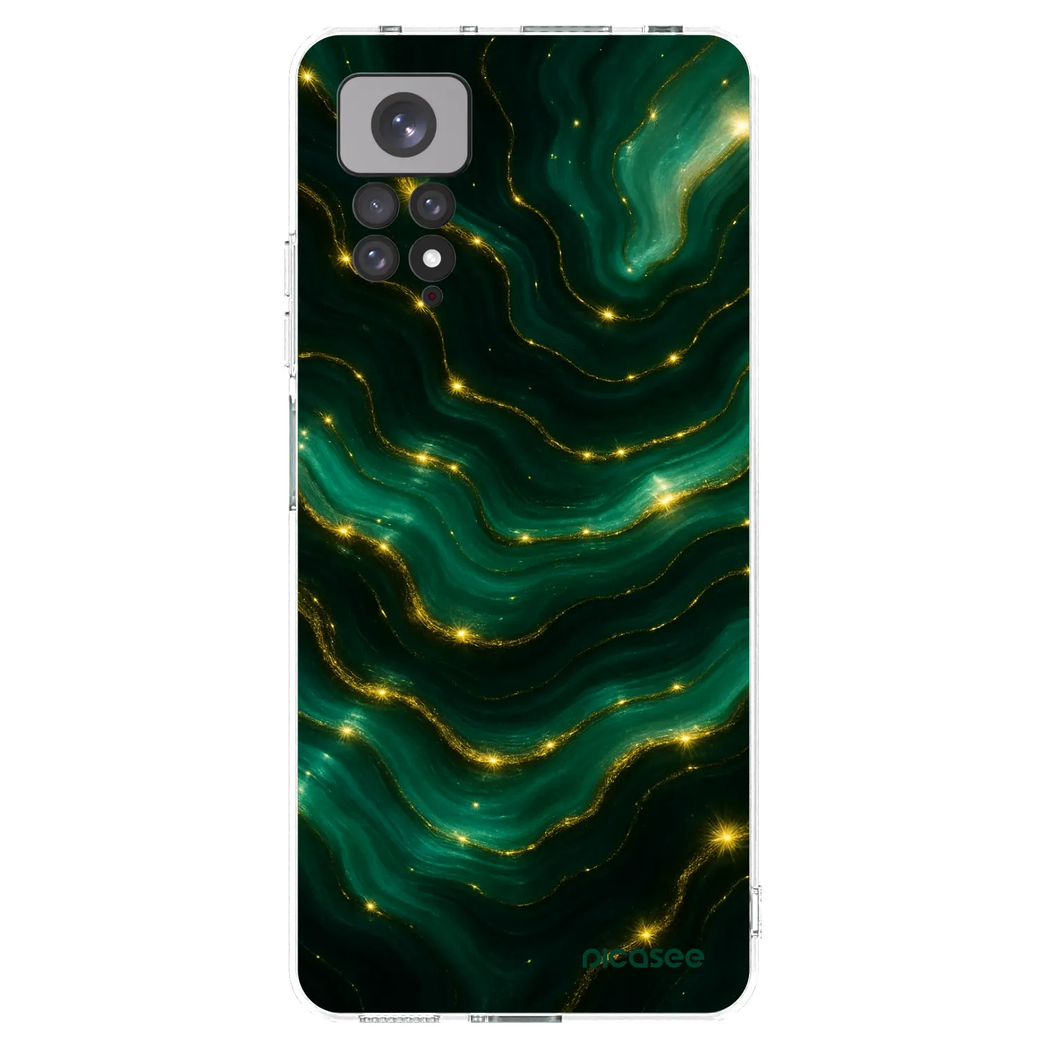 Picasee silikonski prozorni ovitek za Xiaomi Redmi Note 11 - Emerald