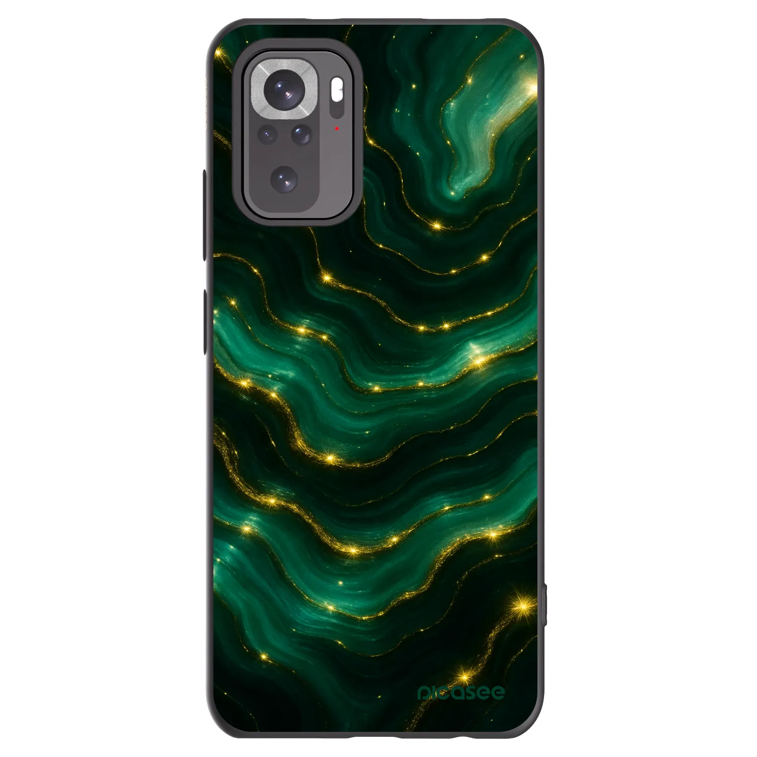 Picasee silikonski črni ovitek za Xiaomi Redmi Note 11S 4G - Emerald