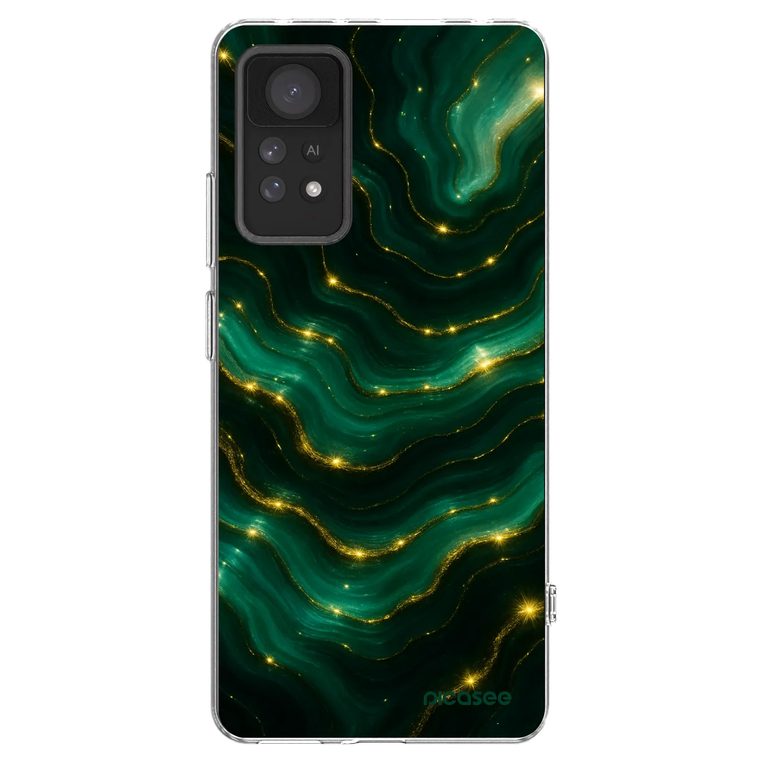 Picasee silikonski prozorni ovitek za Xiaomi Redmi Note 11 Pro 5G - Emerald