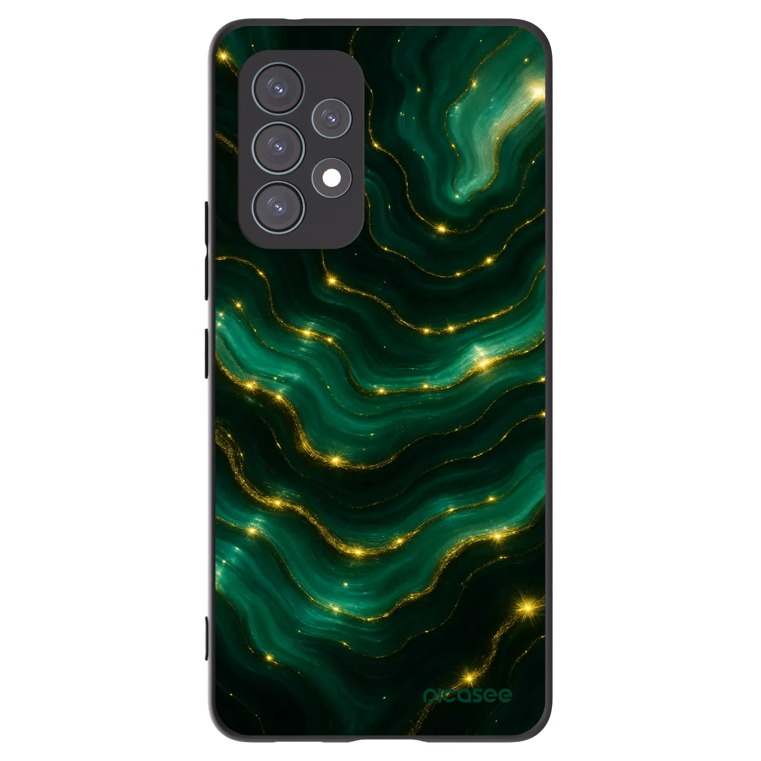 Picasee silikonski črni ovitek za Samsung Galaxy A53 5G A536 - Emerald