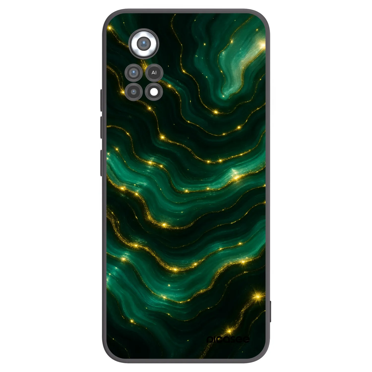 Picasee silikonski črni ovitek za Xiaomi Poco X4 Pro 5G - Emerald