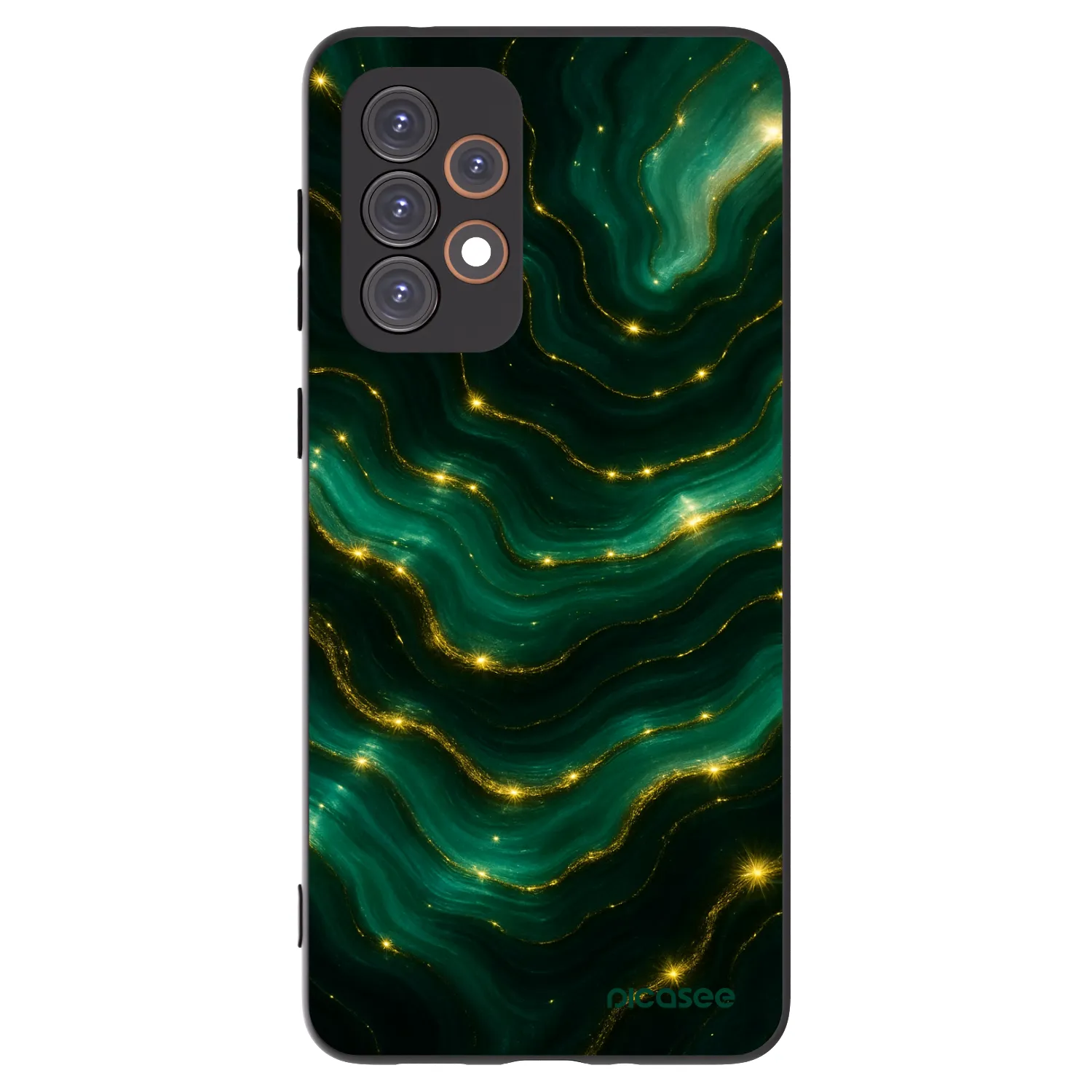 Picasee silikonski črni ovitek za Samsung Galaxy A33 5G A336 - Emerald