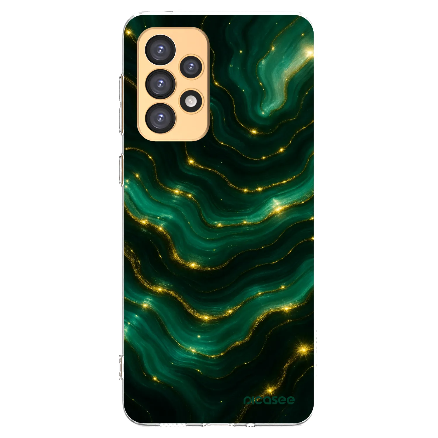 Picasee silikonski prozorni ovitek za Samsung Galaxy A33 5G A336 - Emerald
