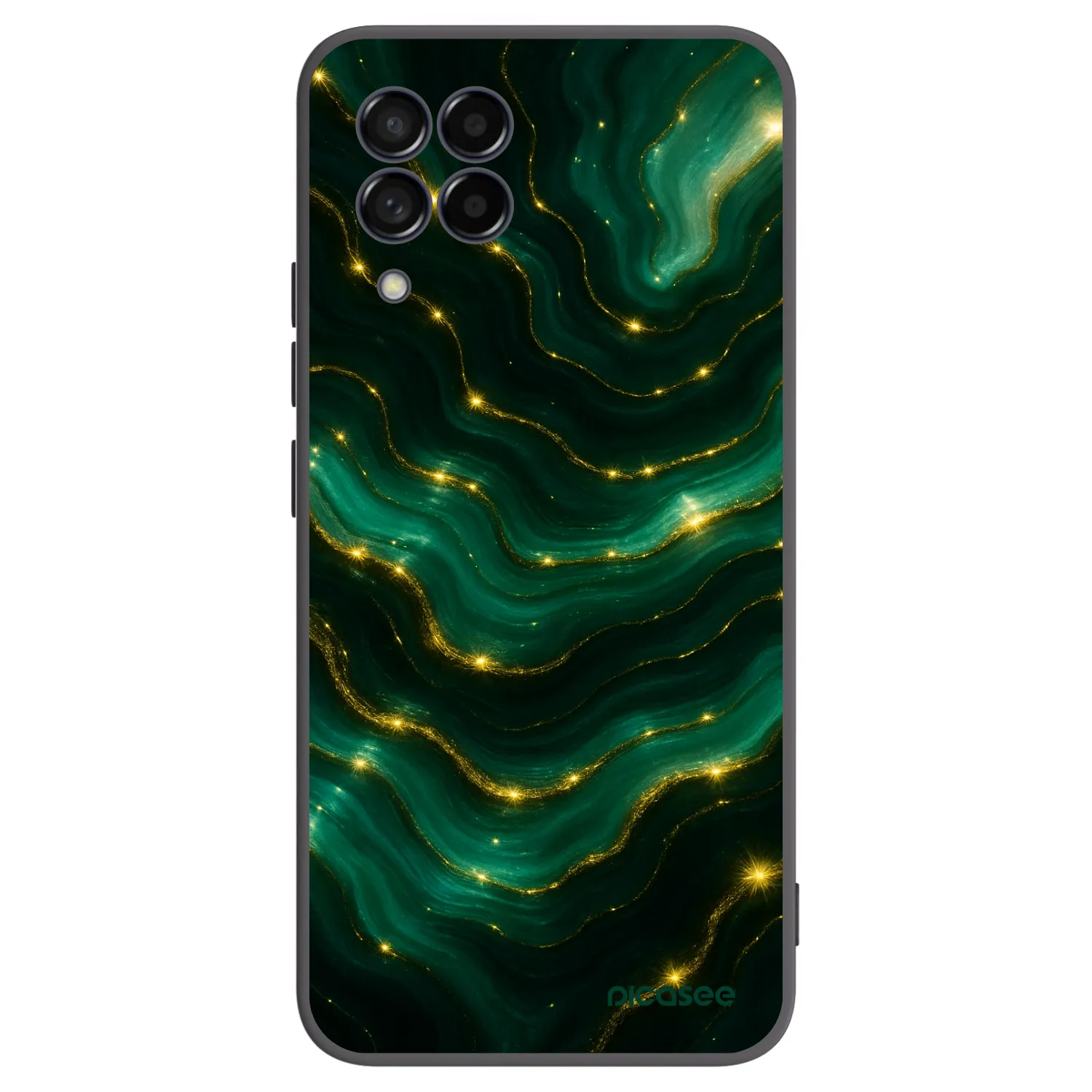 Picasee silikonski črni ovitek za Samsung Galaxy M53 5G - Emerald