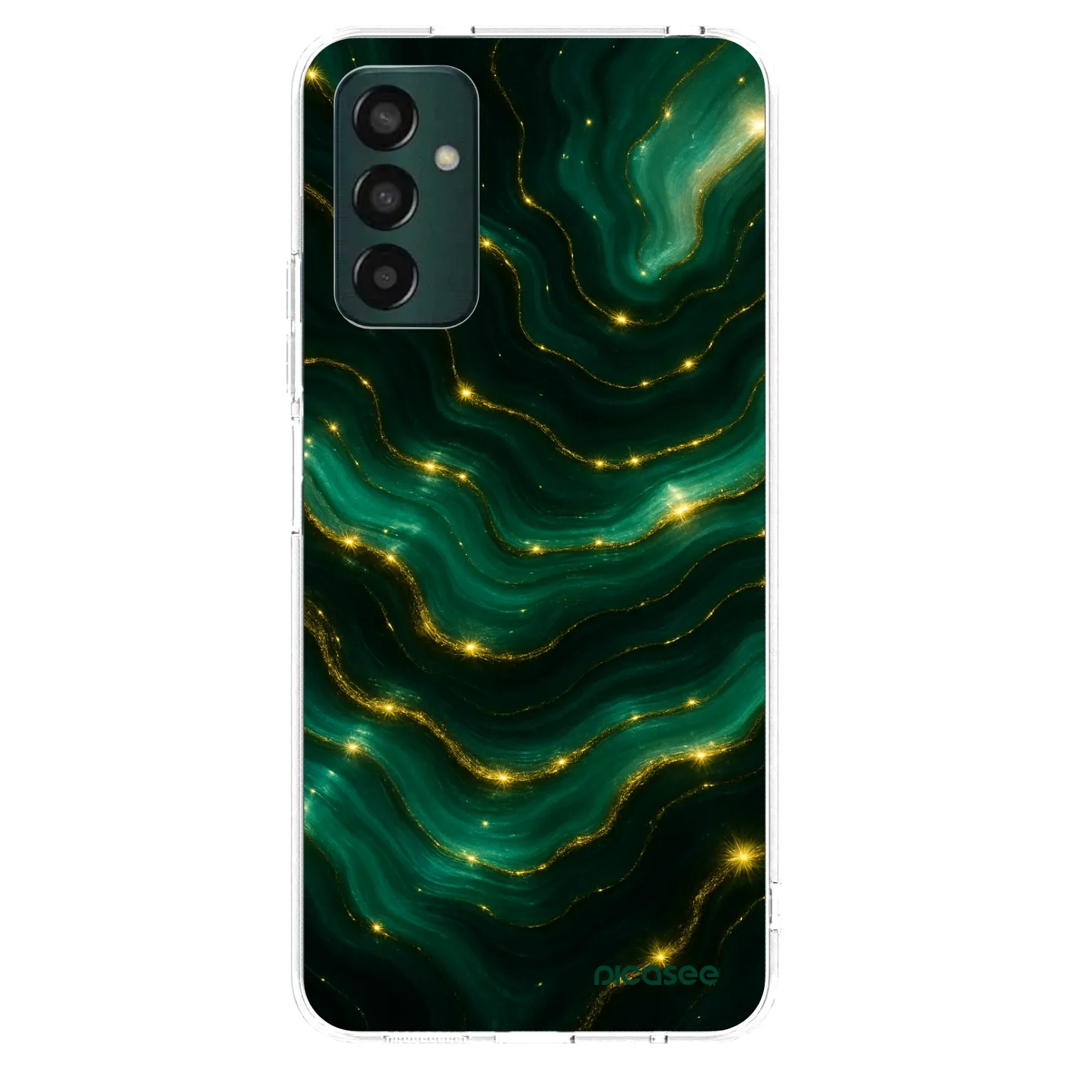 Picasee silikonski prozorni ovitek za Samsung Galaxy M23 5G - Emerald