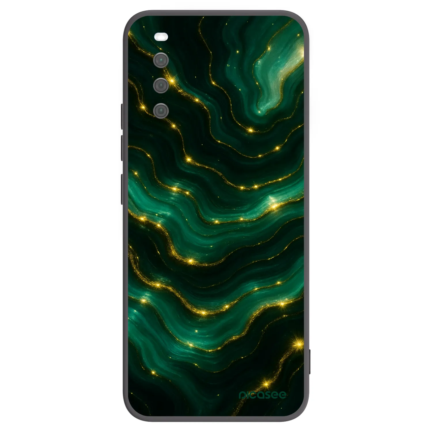 Picasee silikonski črni ovitek za Sony Xperia 10 III - Emerald