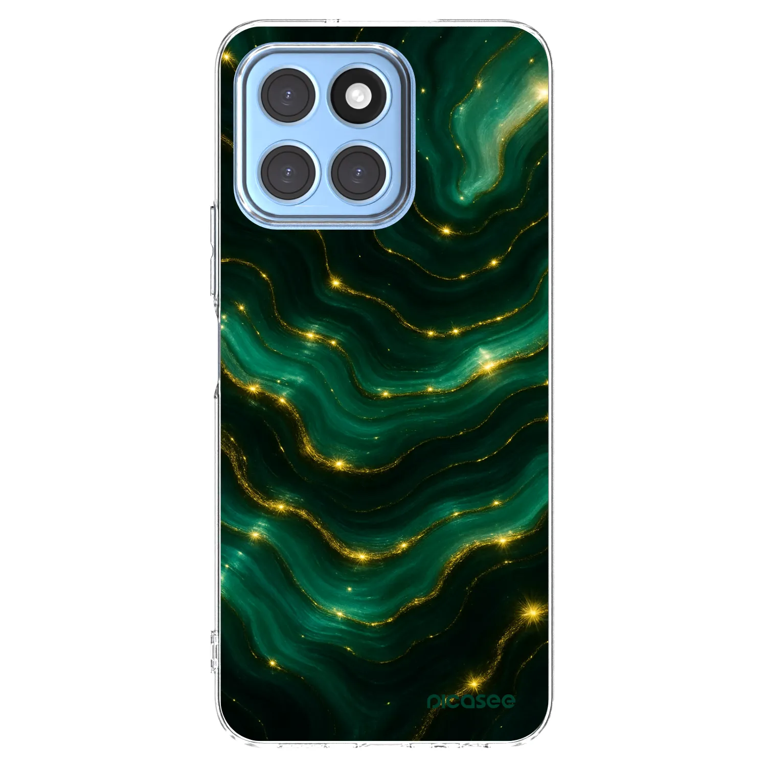 Picasee silikonski prozorni ovitek za Honor X8 5G - Emerald