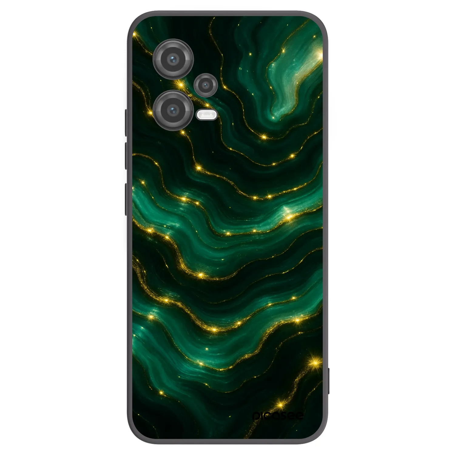 Picasee silikonski črni ovitek za Xiaomi Poco X5 - Emerald