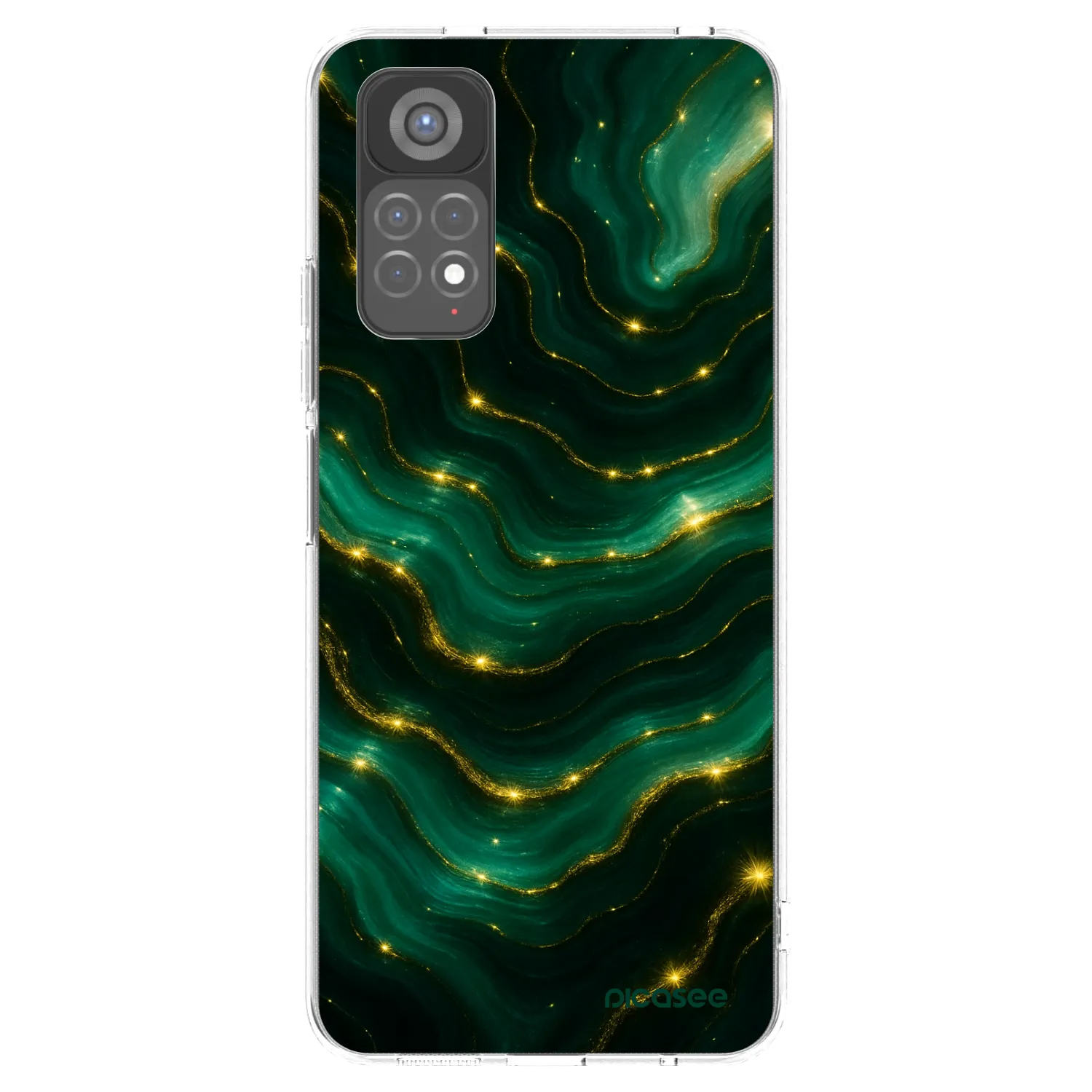 Picasee silikonski prozorni ovitek za Xiaomi Redmi Note 11S 5G - Emerald