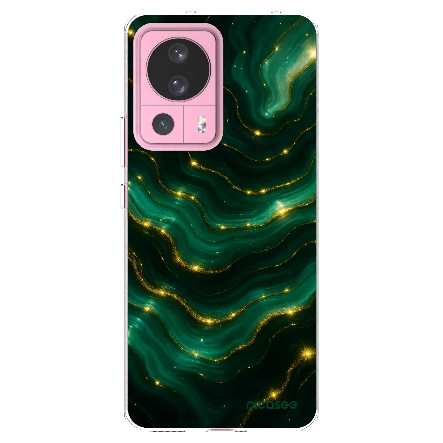 Picasee silikonski prozorni ovitek za Xiaomi 13 Lite - Emerald