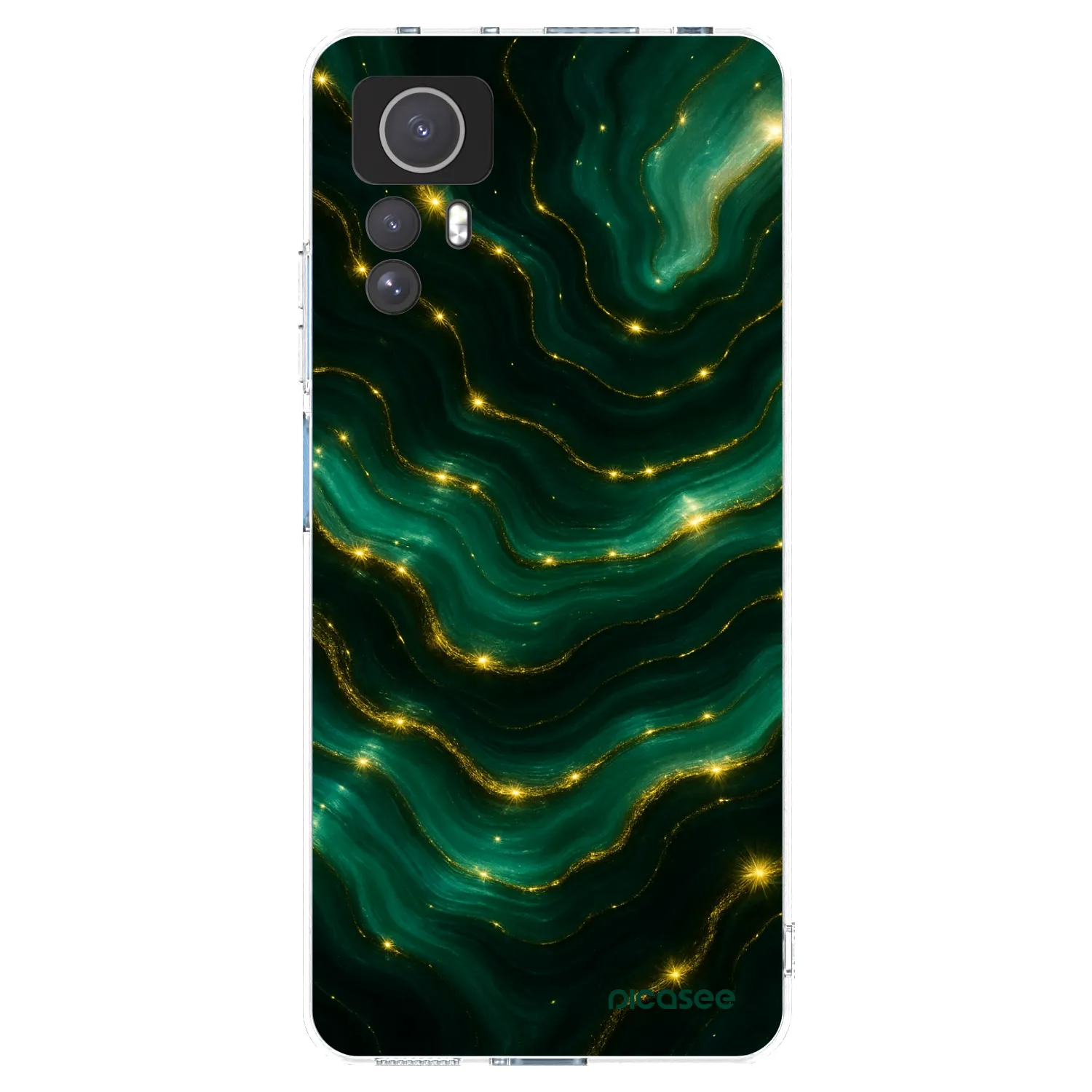 Picasee silikonski prozorni ovitek za Xiaomi Redmi Note 12S - Emerald
