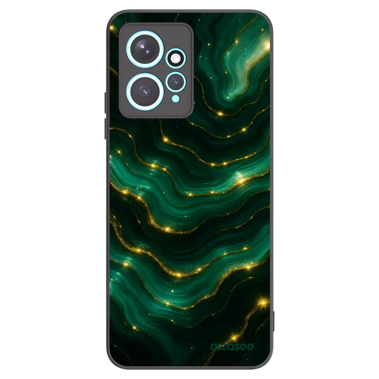 Picasee silikonski črni ovitek za Xiaomi Redmi Note 12 4G - Emerald