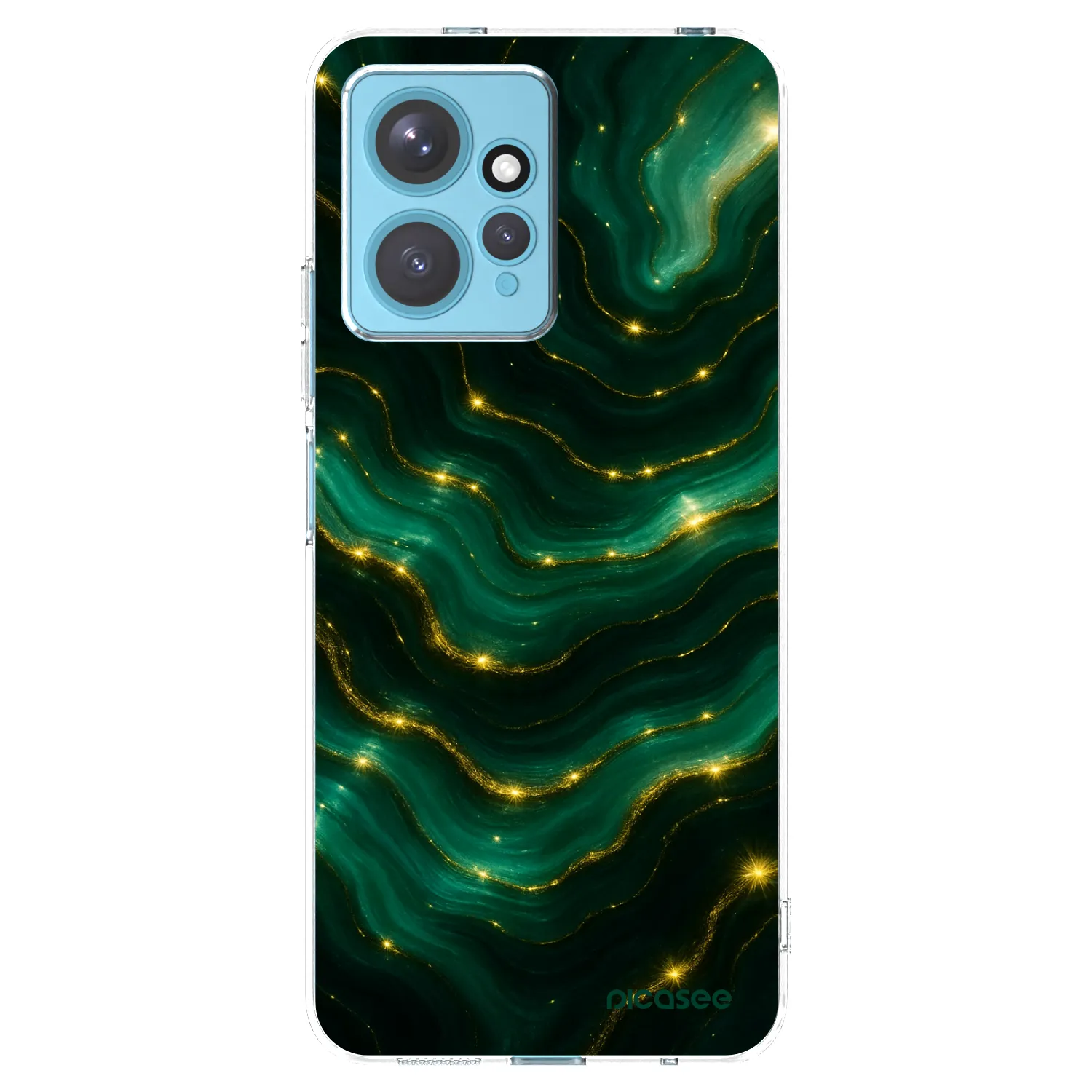 Picasee silikonski prozorni ovitek za Xiaomi Redmi Note 12 4G - Emerald