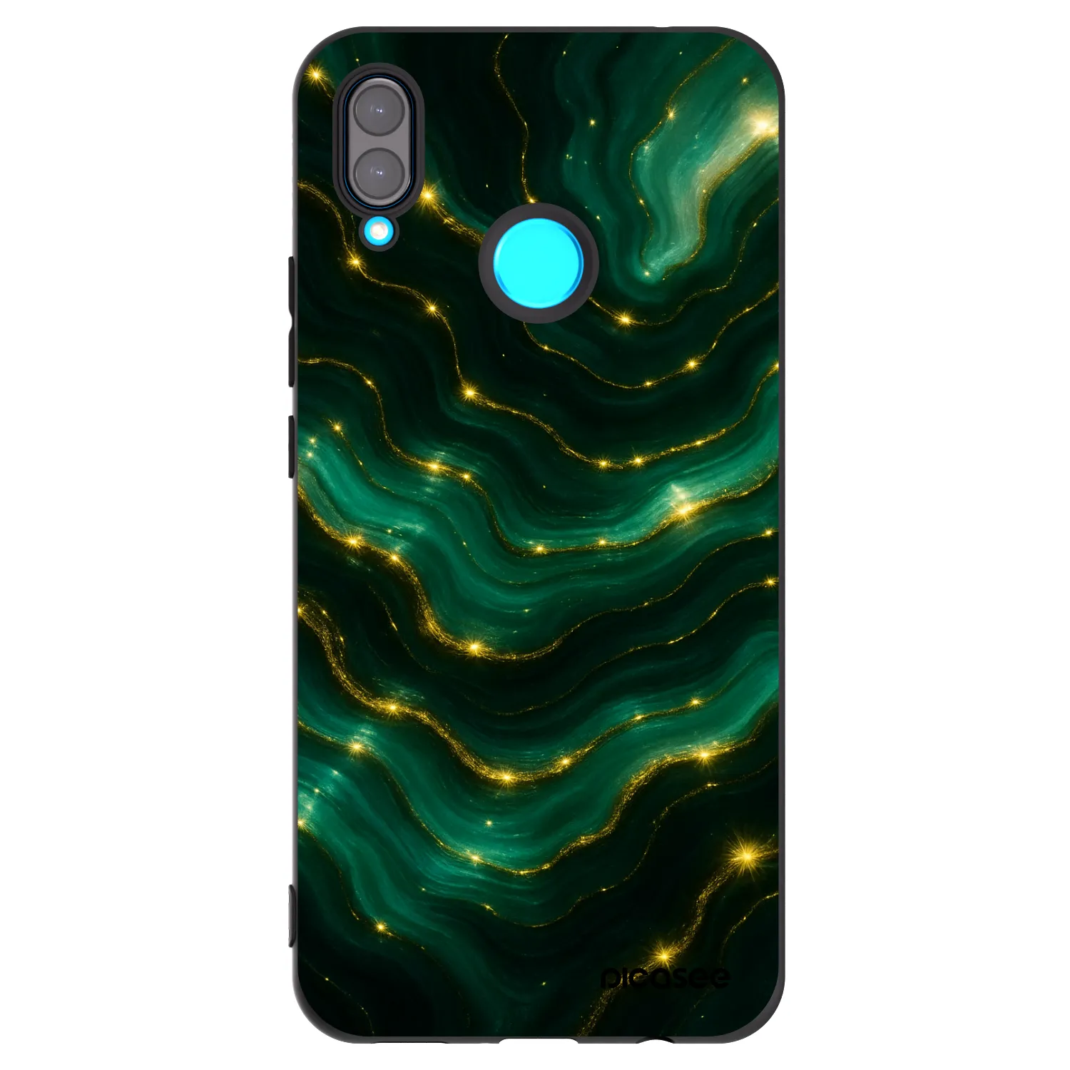 Picasee silikonski črni ovitek za Huawei Nova 3 - Emerald