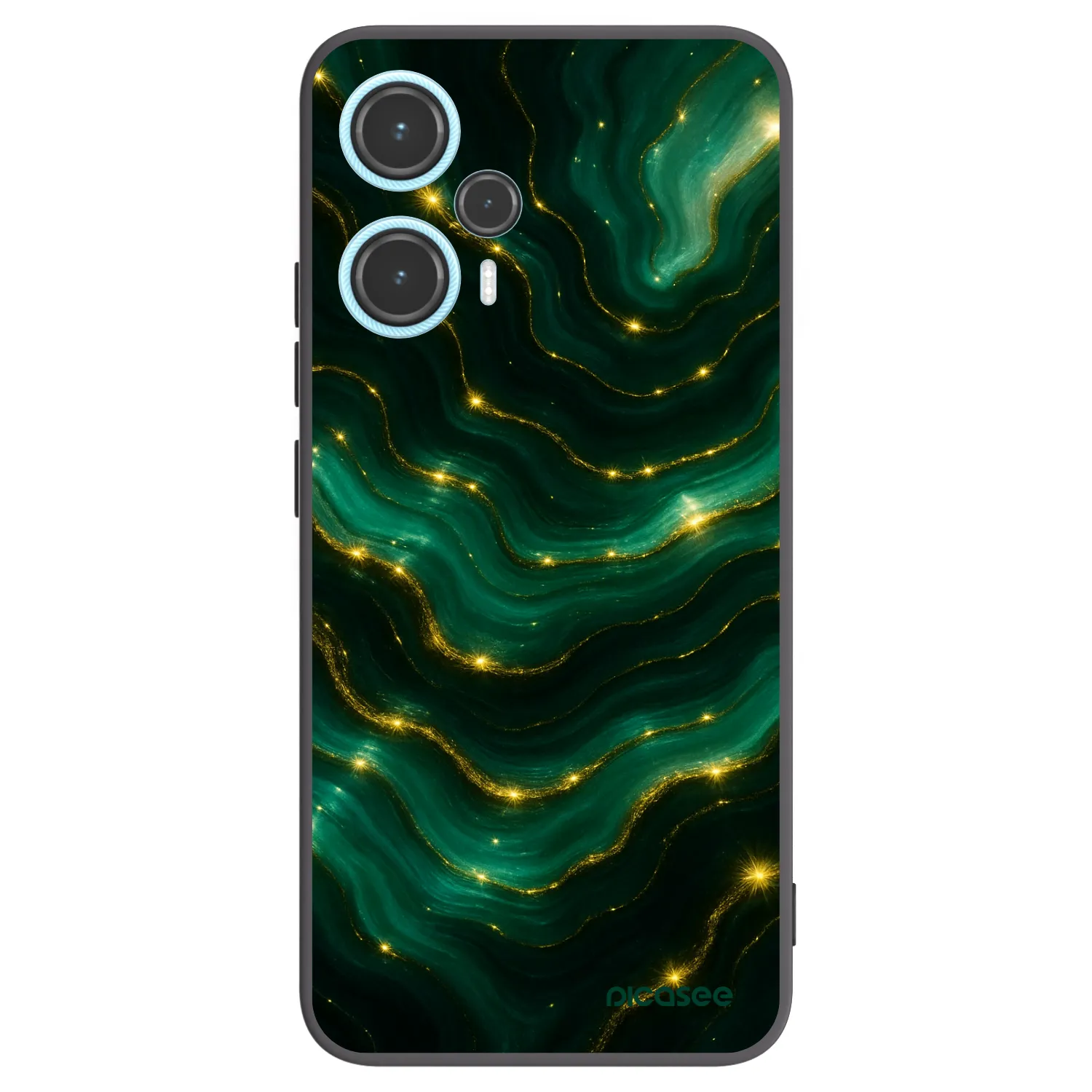 Picasee silikonski črni ovitek za Xiaomi Poco F5 - Emerald