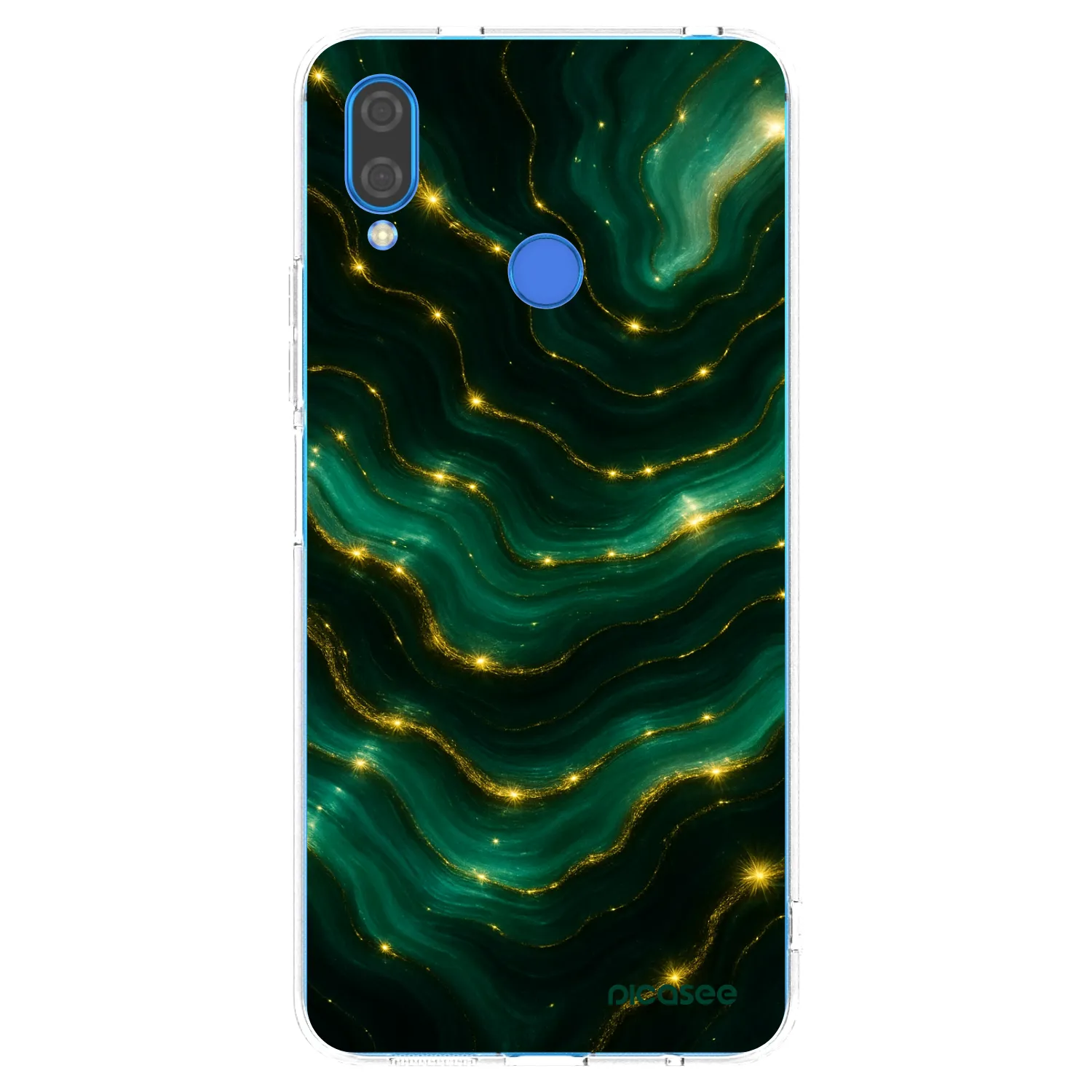 Picasee silikonski prozorni ovitek za Huawei Nova 3 - Emerald