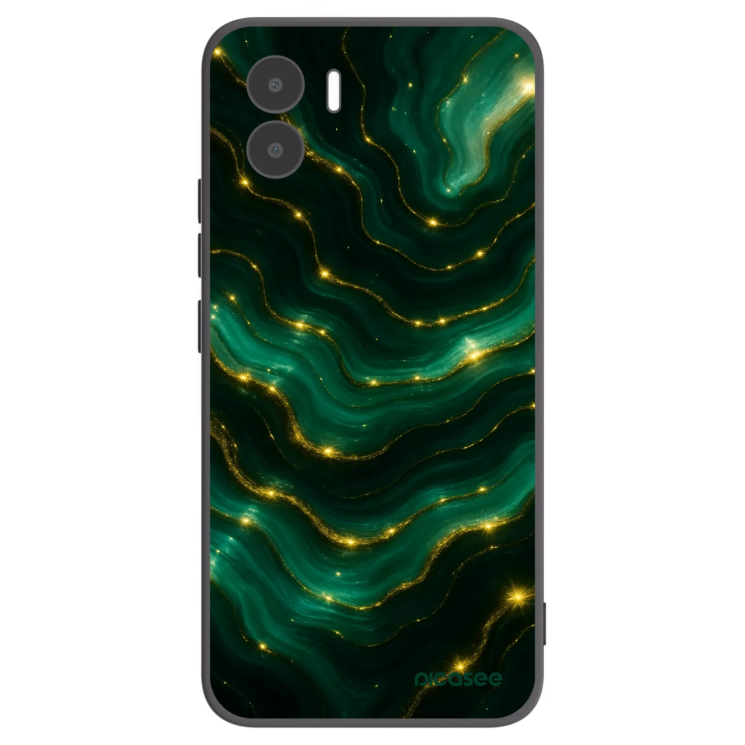 Picasee silikonski črni ovitek za Xiaomi Redmi A2 - Emerald