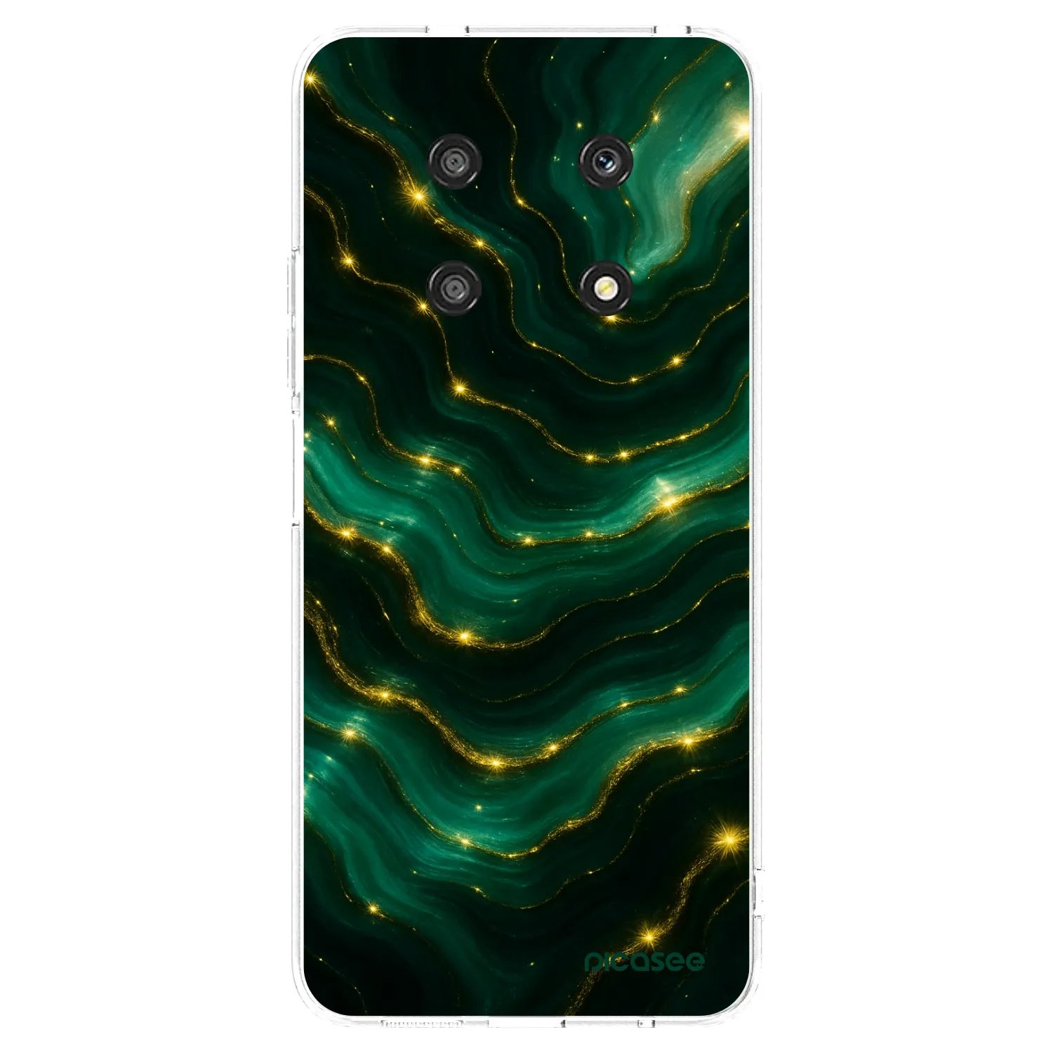 Picasee silikonski prozorni ovitek za Honor Magic4 Lite 5G - Emerald