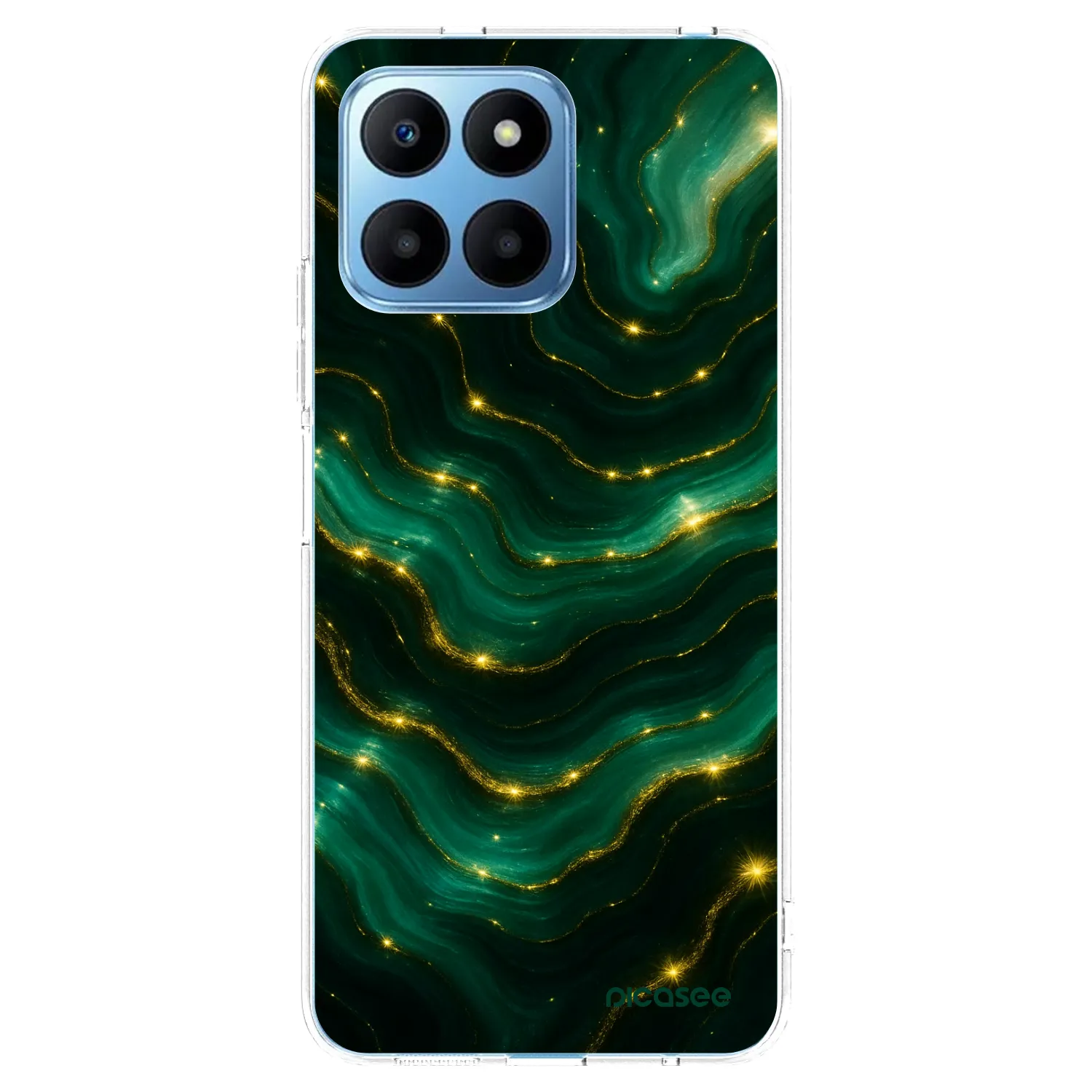 Picasee silikonski prozorni ovitek za Honor 70 Lite - Emerald