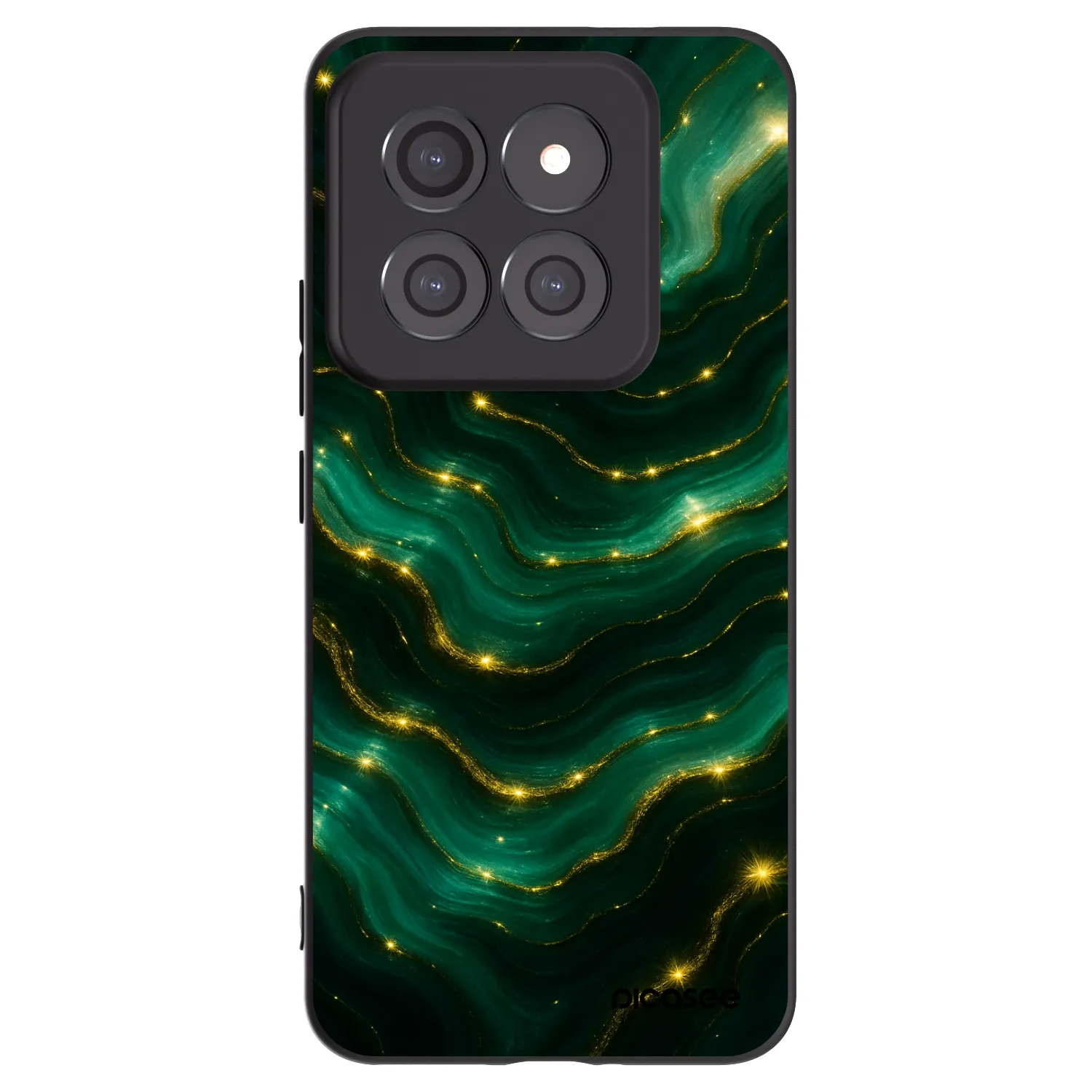 Picasee silikonski črni ovitek za Xiaomi 14 Pro - Emerald