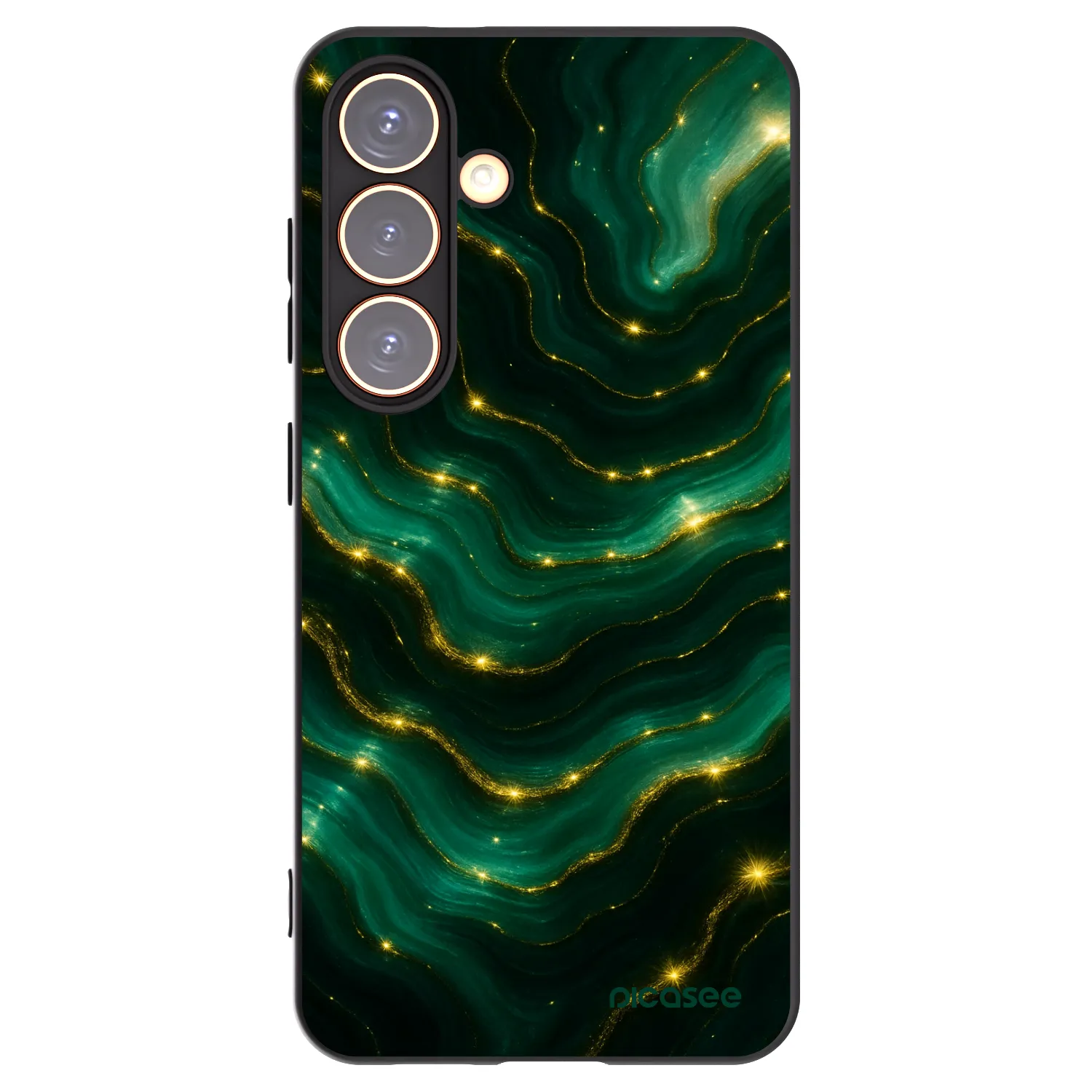 Picasee silikonski črni ovitek za Samsung Galaxy S24 S921B 5G - Emerald