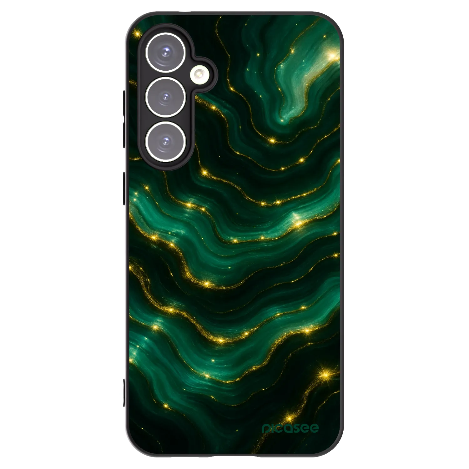 Picasee silikonski črni ovitek za Samsung Galaxy S23 FE S711B - Emerald