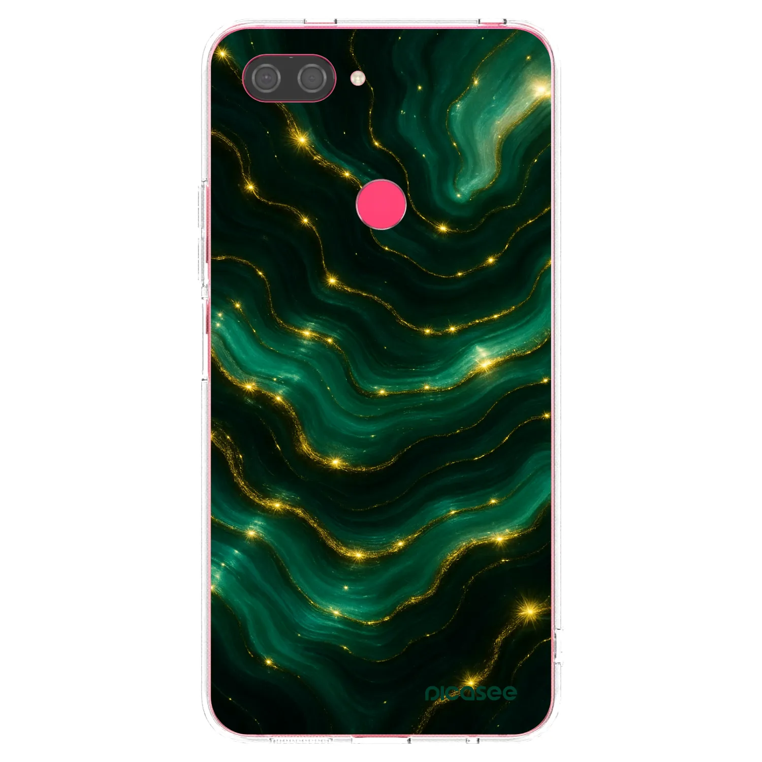 Picasee silikonski prozorni ovitek za Xiaomi Mi 8 Lite - Emerald