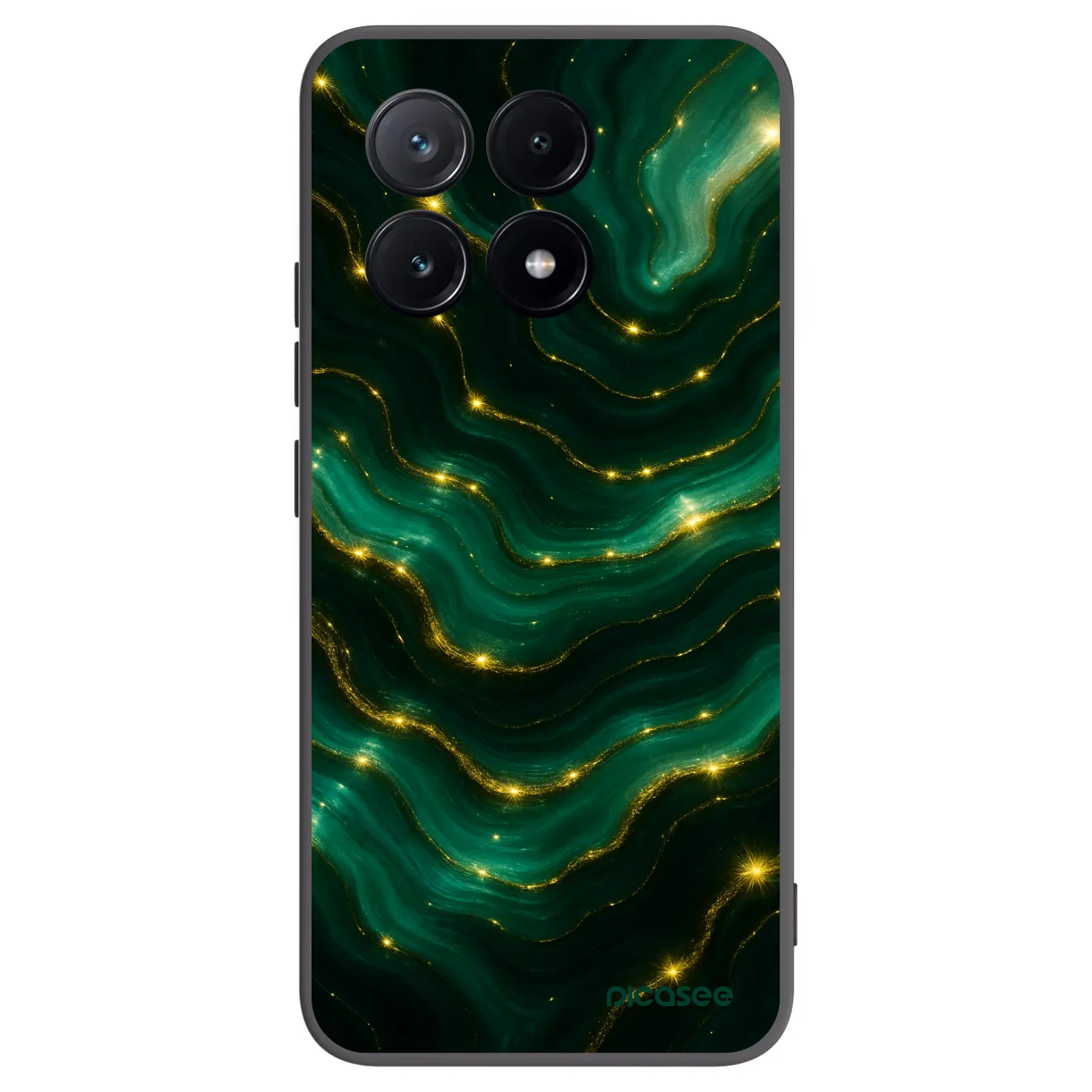 Picasee silikonski črni ovitek za Xiaomi Poco X6 Pro - Emerald